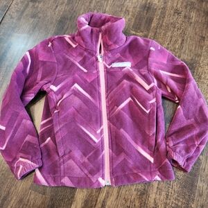 Columbia Benton Springs Kids Purple Fleece Jacket, Girls Size XXS
